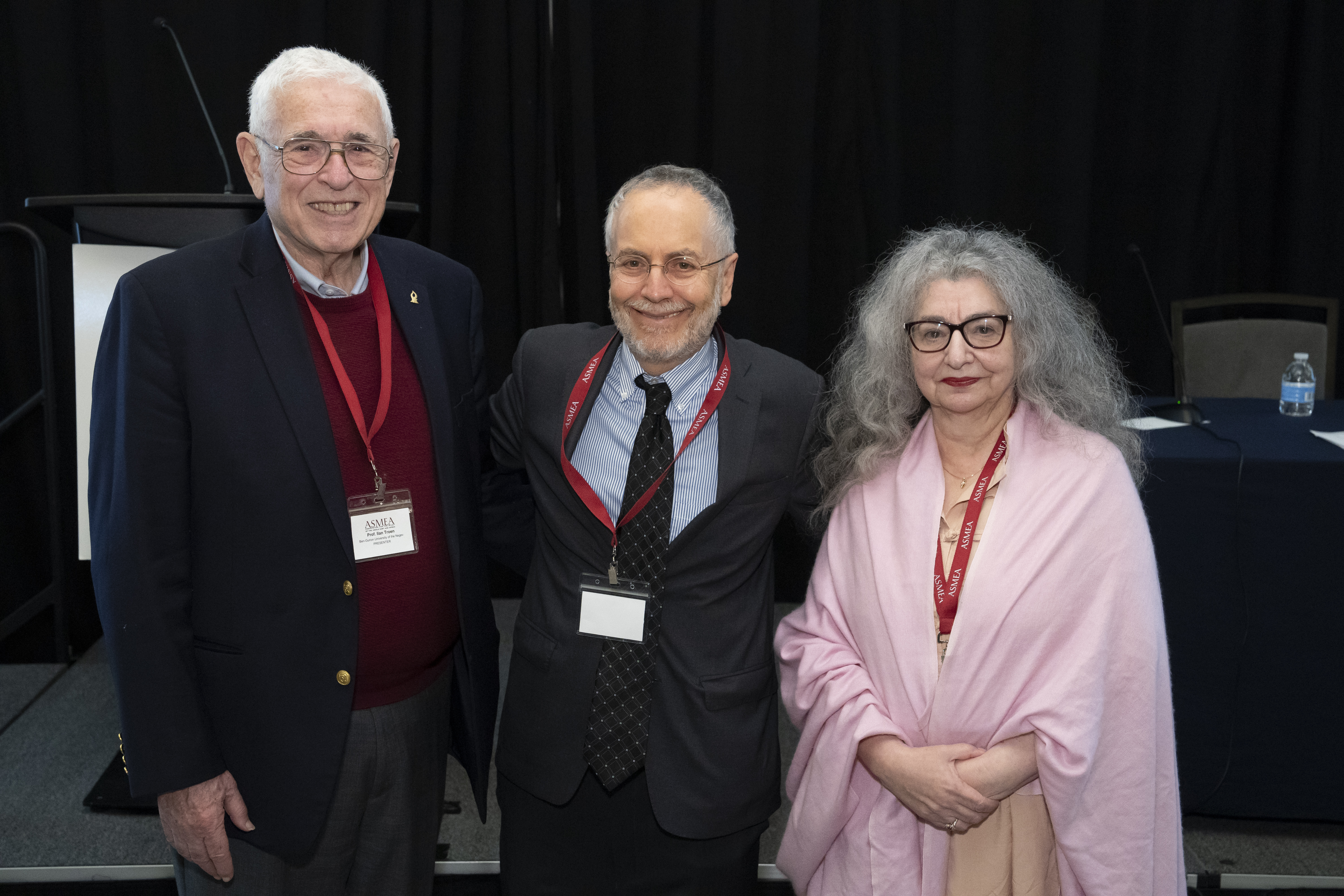 Prof. Ilan Troen, Mr. Michael Lewis, and Prof. Liah Greenfeld.